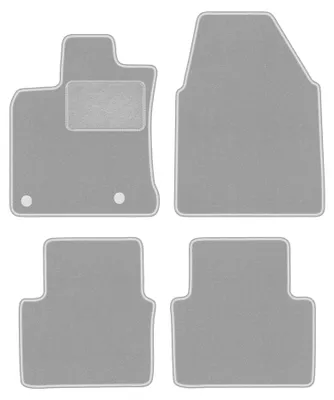 Obrázek produktu pro Velurové autokoberce pro: Nissan Qashqai I J10 (szeroki) 2007-2013 (crossover) – sada 4 ks, šedé, na míru – Wielganizator OSLO