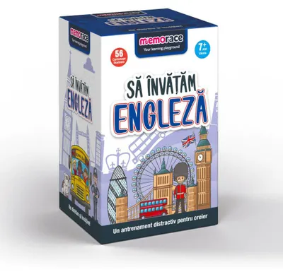 Produktbild von Memorace-Spiel: Englisch lernen – Lernspiel zum Englischlernen