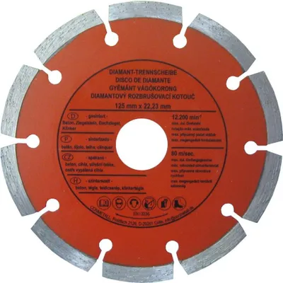 Produktbild von Werkzeyt Trennscheibe 125 x 22,23 mm Diamant für Beton segmentiert