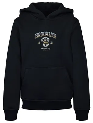 Produktbild von Mister Tee - "BRKLN" Kapuzenpullover für Kinder TN2893 (128) (Schwarz)