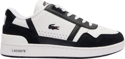Obrázek produktu pro LACOSTE T-Clip Leather - Pánské tenisky Kožené boty White-Black 747SMA0073147 , EU 46 UK 11