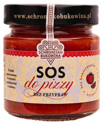 Zdjęcie produktu dla Sos do pizzy bez przypraw 215g - Schronisko Bukowina