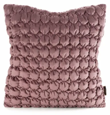Image de Housse de coussin Eurofirany, 45x45 cm, couleur rose unie, pour décoration