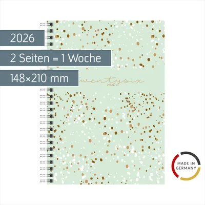 Image de 2026 Rido Calendrier livre Timing 1 "Confetti" A5