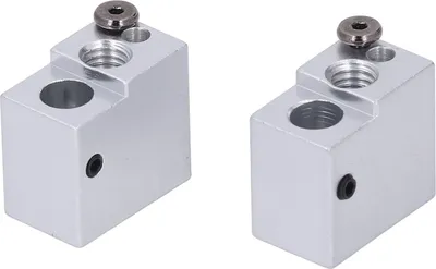 Image de 2Pcs Aluminum Heating Block Replacement Printing Heater for Kobra 3 3D Printer Accessories (Bloc chauffant en aluminium de remplacement pour imprimante 3D)