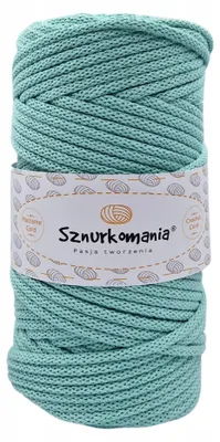 Produktbild von Sznurkomania Baumwollschnur 5mm 100m Makramee mintgrün