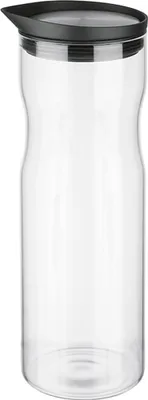 Produktbild von APS Glaskaraffe mit Deckel 1,0 Liter Glas/Edelstahl