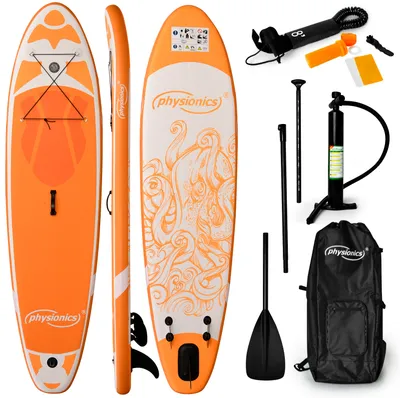 Zdjęcie produktu dla Physionics Nadmuchiwany paddleboard, 320 x 80 x 15 cm, po