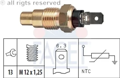 Produktbild von Facet Sensor, Kühlmitteltemperatur 7.3159