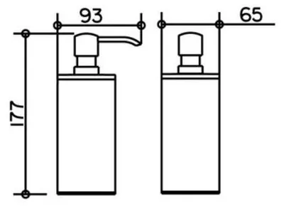 Produktbild von KEUCO KE Lotionspender PLAN Standmodell ES