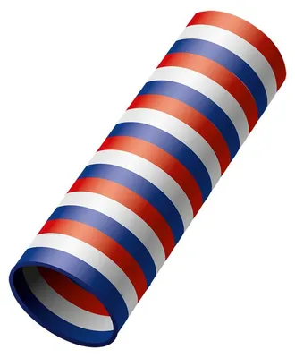 Produktbild von Luftschlangen 18 x 4 m Rot-Weiß-Blau