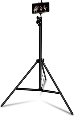 Immagine prodotto di Treppiede per smartphone/fotocamere LinQ,72 - 210 cm estensibile - Nero