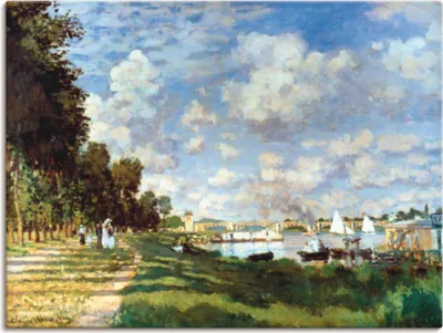 Produktbild von ARTland Leinwandbild Das Becken bei Argenteuil, 1875 Größe: 40x30 cm