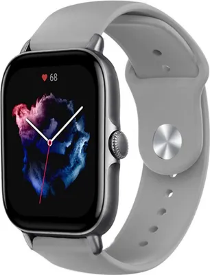 Produktbild von Strap-it Amazfit GTS 3 Sportarmband (Grau)