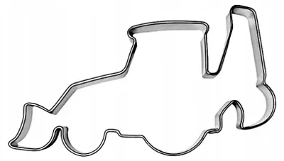 Produktbild von EkoForemki Bagger Keksform 9 cm Ausstecher Planierraupe