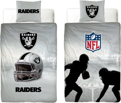 Produktbild von NFL American Football Bettwäsche Las Vegas Raiders Linon / Renforcé