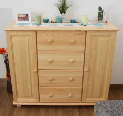 Produktbild von Küchenschrank, Mehrzweckschrank, Anrichte, 118 cm breit