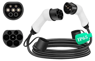 Obrázek produktu pro Nabíjecí kabel pro elektromobily, typ 2, kompatibilní, proud 16A/32A, výkon 7 kW