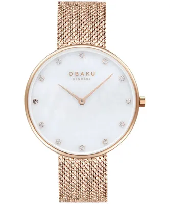 Produktbild von Uhr Obaku Frauen Rosa Gold Obaku-V288LXVWHV