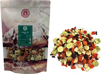 Produktbild von Paul & Paulina Gemüsemix 500g Gemüse mit Karotten Erbsen Pastinake etc. für Hunde und Katzen