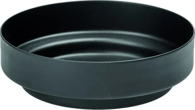 Produktbild von Kerzenhalter Metall für Stumpen bis 80mm Schwarz 35 x Ø 100mm