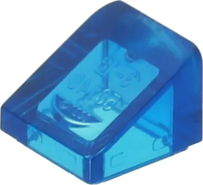 Produktbild von Lego® 1x1 Schrägstein 30° x 1 x 1 x 2/3 54200 - 10 Stück Trans - Dunkelblau