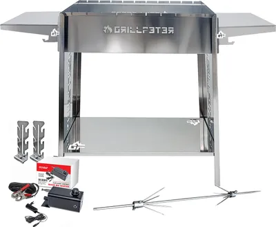 Produktbild von Mangal Ruslan Deluxe Schaschlikgrill Döner Hähnchen Drehspieß Motor