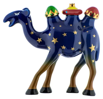 Productafbeelding van Alessi kerstfiguur Happy Eternity Baby - Kameel - AGJ01/11 - van Massimo Giacon & Marcello Jori