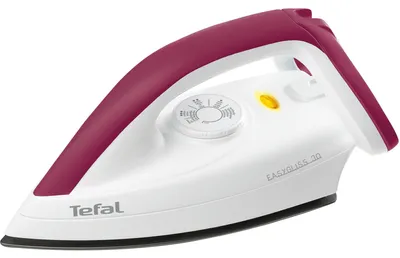 Image de Tefal FS4030 Easy Gliss - Trockenbügeleisen - Durillium Grundplatte - 1200 W - Rot (FS4030)