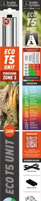 Produktbild von Reptile Systems Leuchte für Reptilen - Eco T5 Unit Ferguson Zone 3 - 24W (570 mm)