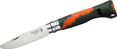 Produktbild von Opinel N°07, Gleitgelenk-Messer, Camper/scout, Absetzpunkt, Edelstahl, Polyamid, Rot