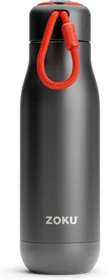 Obrázek produktu pro Termoska, 0,5 l, nerezová ocel/polypropylen, bez BPA, černá - Zoku | Hydratace
