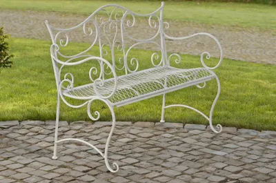 Produktbild von TPFGarden Gartenbank Targo antik weiß