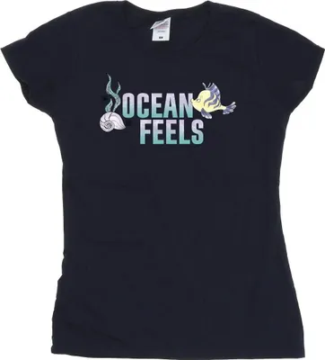 Produktbild von Disney - "The Little Mermaid" T-Shirt für Damen BI26375 (M) (Marineblau)