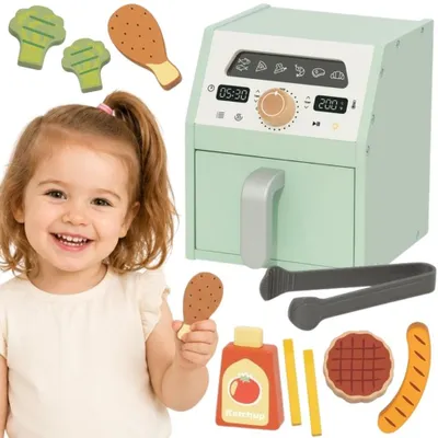 Image de Friteuse à air en bois Tooky Toy