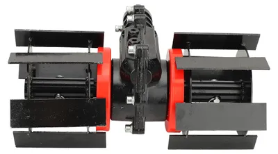 Immagine prodotto di 10 cm, erpicatura universale a 9 denti, in alluminio e ferro, per aratura profonda, compatibile con tosaerba e accessori per zappatura. Diametro: 28 mm / 1,1 pollici