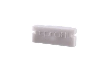 Produktbild von Deko-Light Profil Endkappe - Endkappe P-AU-01-12, Set 2 Stk, Kappe, Grau, Kunststoff, Deko-Light, 1 g, 18 mm