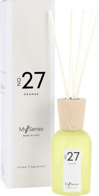 Produktbild von Diffuser Premium 240 ml N°27 Orange, My Senso, Raumduft, inkl. 8 Faserstäbchen, Duftstäbchen