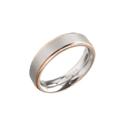 Produktbild von Partnerring Trauring von BOCCIA TITANIUM aus Titan in bicolor