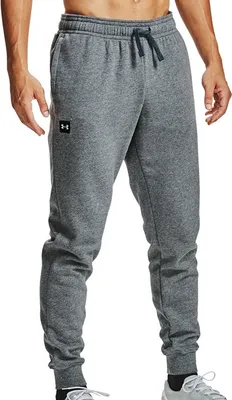 Image de Under Armour Ua Rival Fleece Joggers 012 Pitch Gray Light Heath M