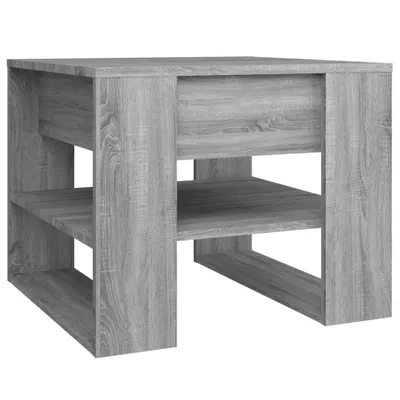 Obrázek produktu pro vidaXL Konferenční stolek Grey Sonoma 55,5x55x45 cm Dřevěný materiál