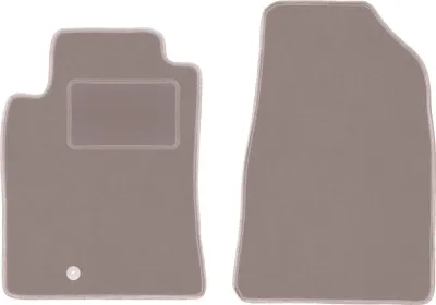 Image de Tapis de sol en velours pour Toyota Camry V sedan (1996-2001) - tapis de sol avant LUX beige (2 pièces)