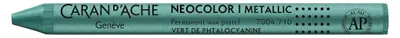Produktbild von Pastell „Neocolor I“, Metallic-Phthalogrün, CARAN D'ACHE 7400.710