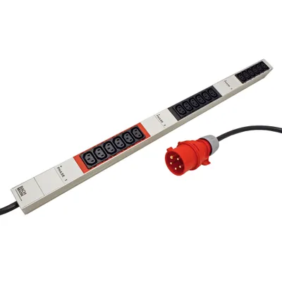 Obrázek produktu pro Bachmann Zero U-Space IT PDU Basic - Rozváděč napájení (montáž do racku) - 400 V - vstup, vstup CEE 7/7 - výstupní připojení: 18 - 0U