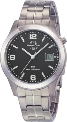 A studio shot of a men's watch.