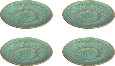 Produktbild von LEONARDO Matera, Dessertteller, Rund, Keramik, Grün, 15 cm, 20 mm