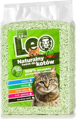 Immagine prodotto di Lettiera per gatti Leo - Tè verde