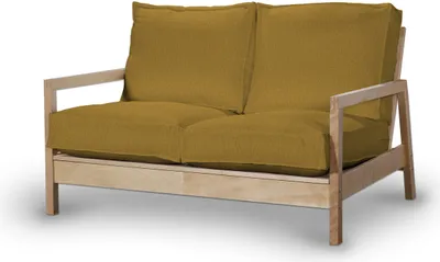 Productafbeelding van Dekoria beschermhoes voor de Lillberg 2-persoonsbank, mosterdgeel, bankhoes, Lillberg 2-persoonsbank