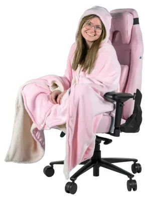 Imagen del producto de Funda para silla Arozzi - Terciopelo/Sherpa - Rosa
