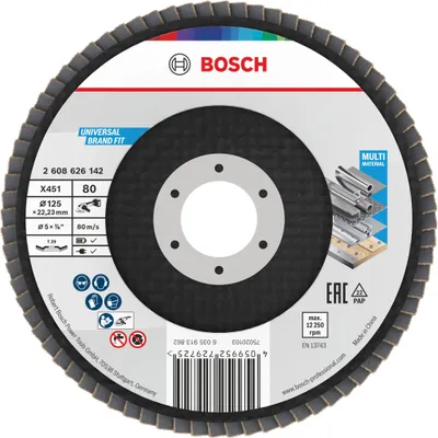 Zdjęcie produktu dla Bosch X451 Szlifierka płaska, 125 mm, T29, K80
